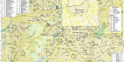 Map of nicosia সাইপ্রাস